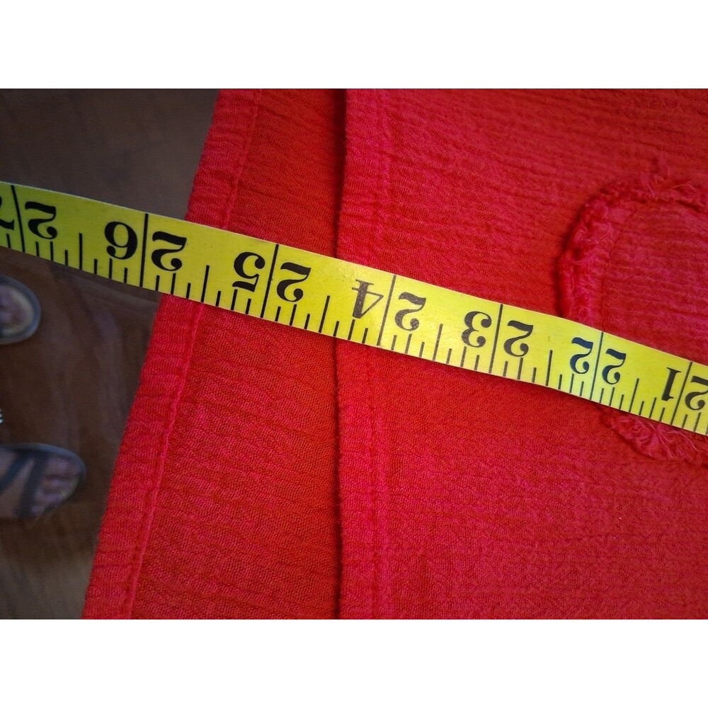 Focus. Textured Size Small, In Gorgeous Red Color. - Picture 5 of 7
